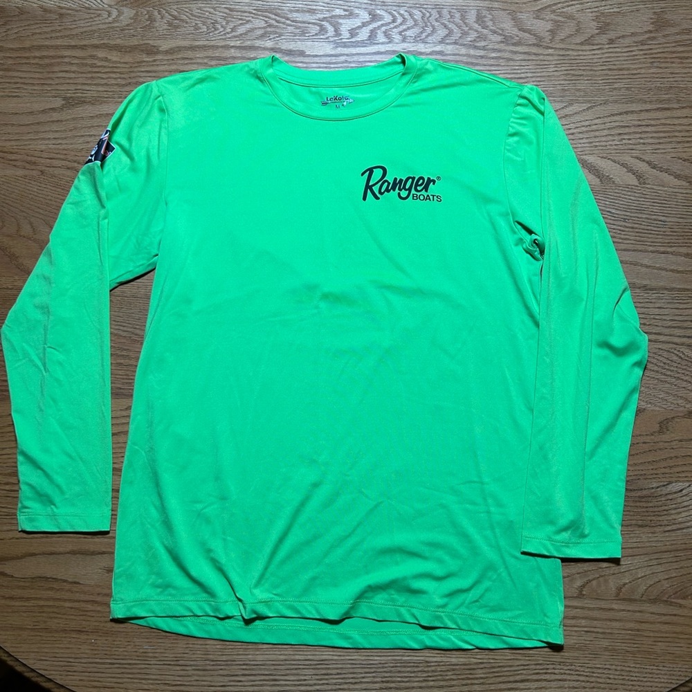 Ranger Boats Men's Neon Green Long Sleeve Tee Size M